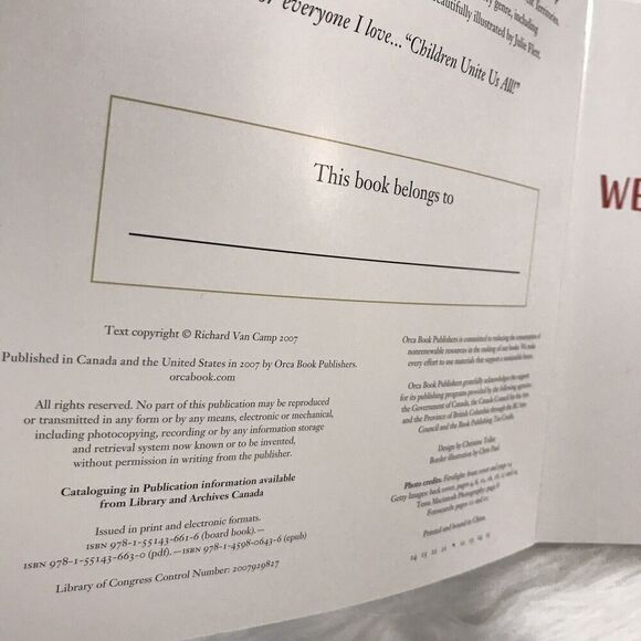 Welcome Song for Baby : A‎ Lullaby for Newborns by Richard Van Camp - Picture 3 of 4